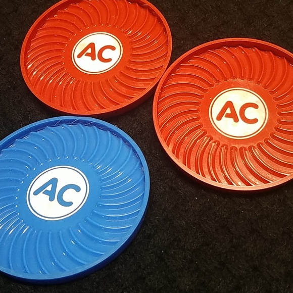 VTG AC Delco red,white&blue promotional coasters - Picture 6 of 6